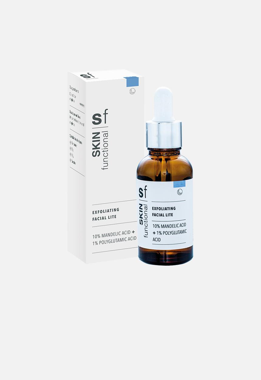 SKIN functional - 10% Mandelic Acid + 1% Polyglutamic Acid - Exfoliating Facial Lite