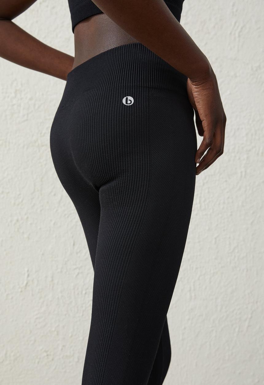Cotton On - Seamless full length tight - black