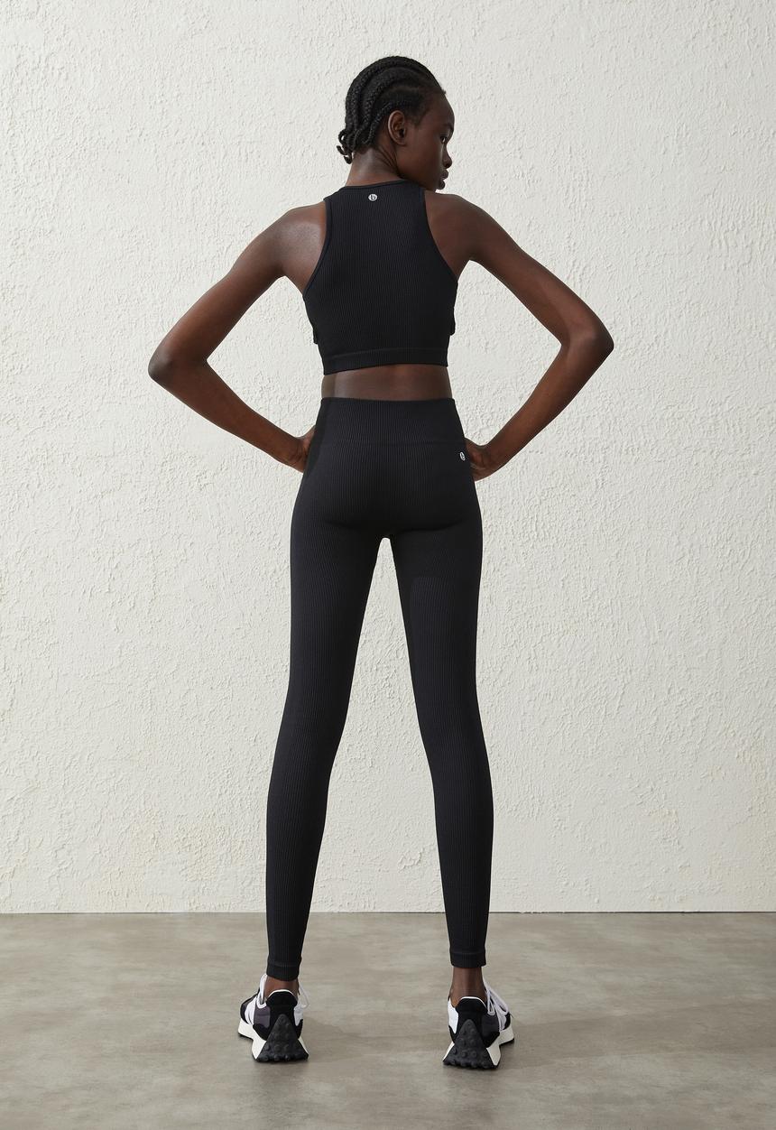 Cotton On - Seamless full length tight - black