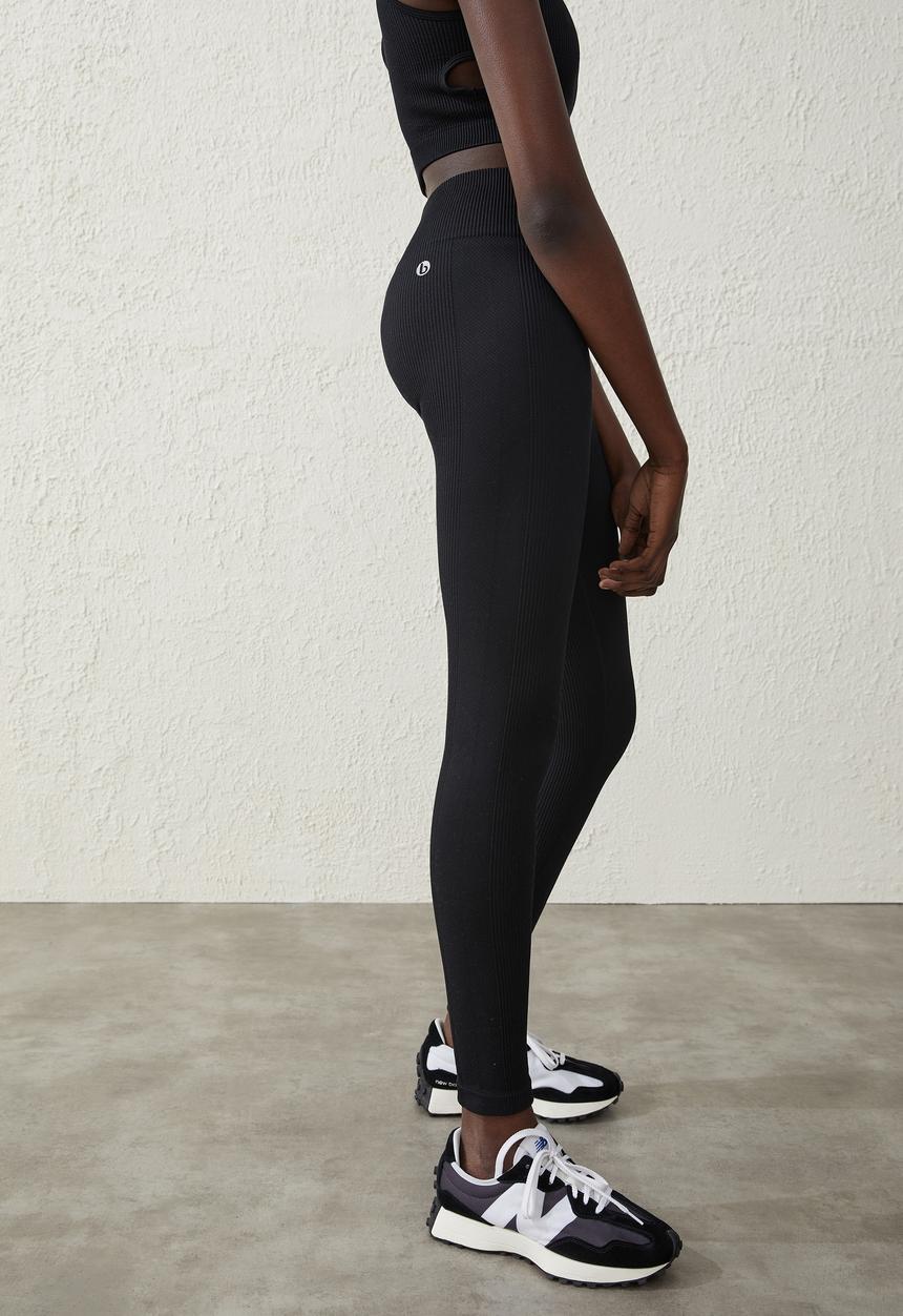 Cotton On - Seamless full length tight - black
