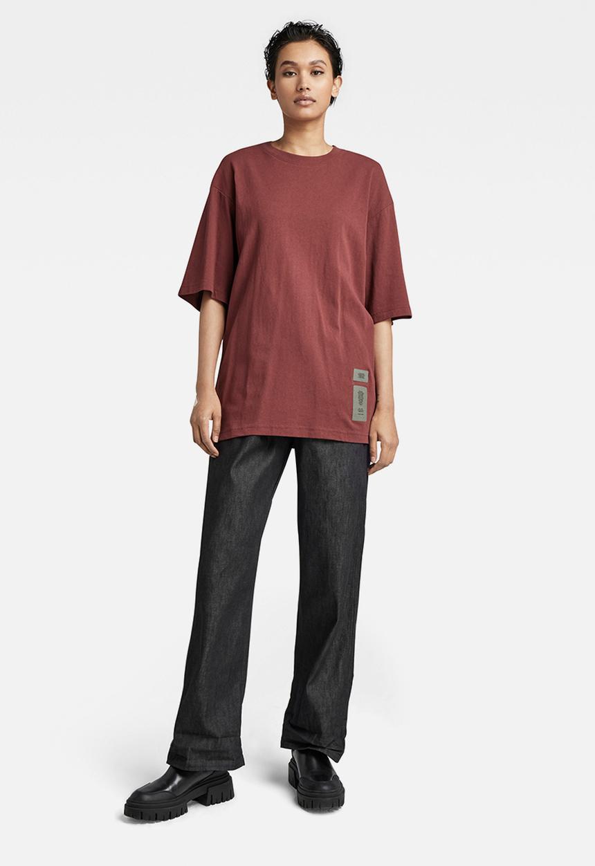 G-STAR - Back tape short sleeve T-shirt - paccio