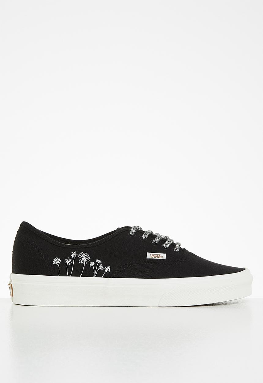 Vans - Authentic - eco theory embroidered flowers