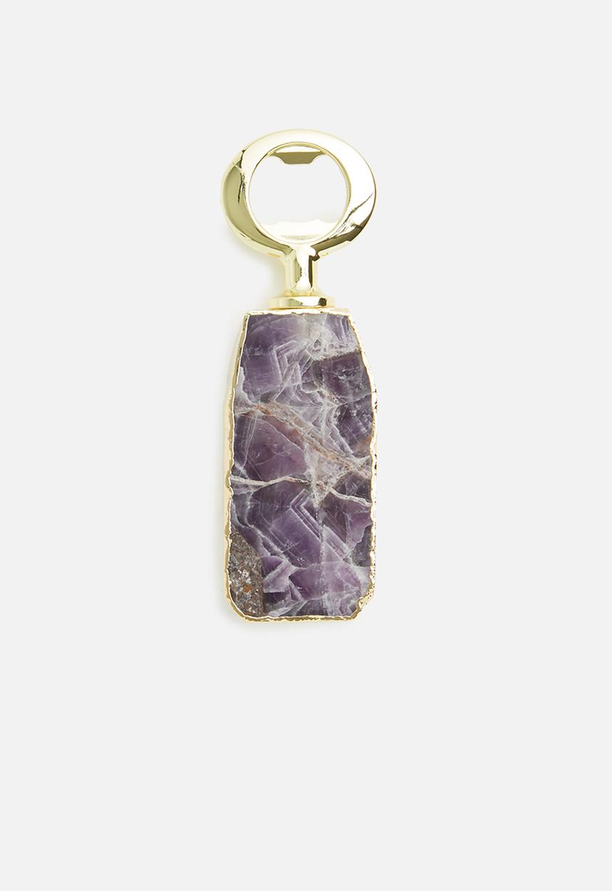Four One Wine - Alu gemstone bottle opener - dynamic purple