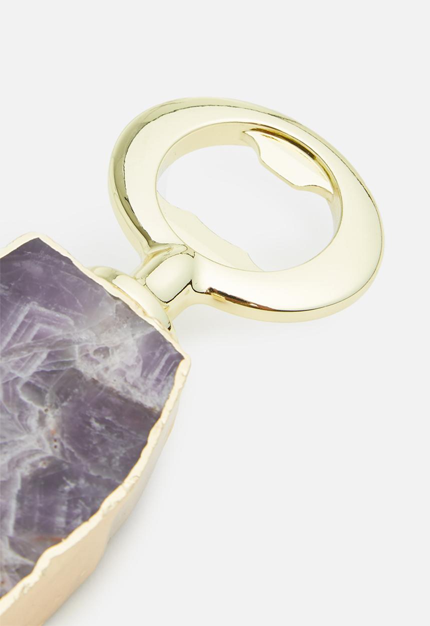 Four One Wine - Alu gemstone bottle opener - dynamic purple