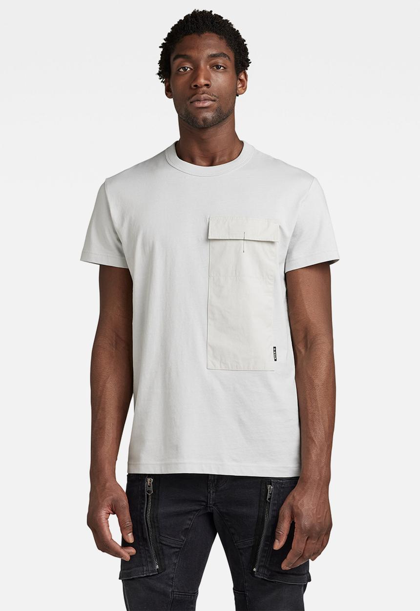 G-STAR - Pocket r T-shirt - cool grey