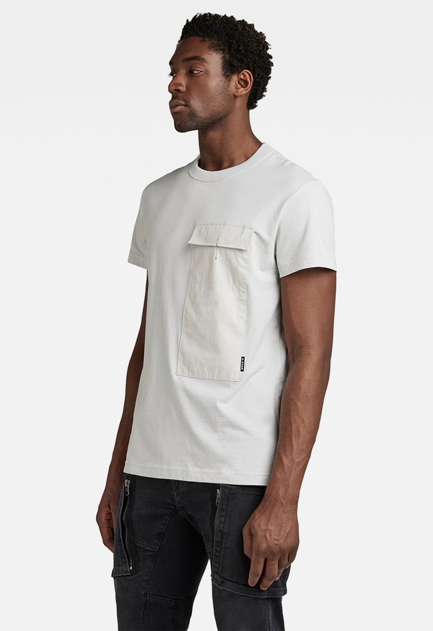 G-STAR - Pocket r T-shirt - cool grey