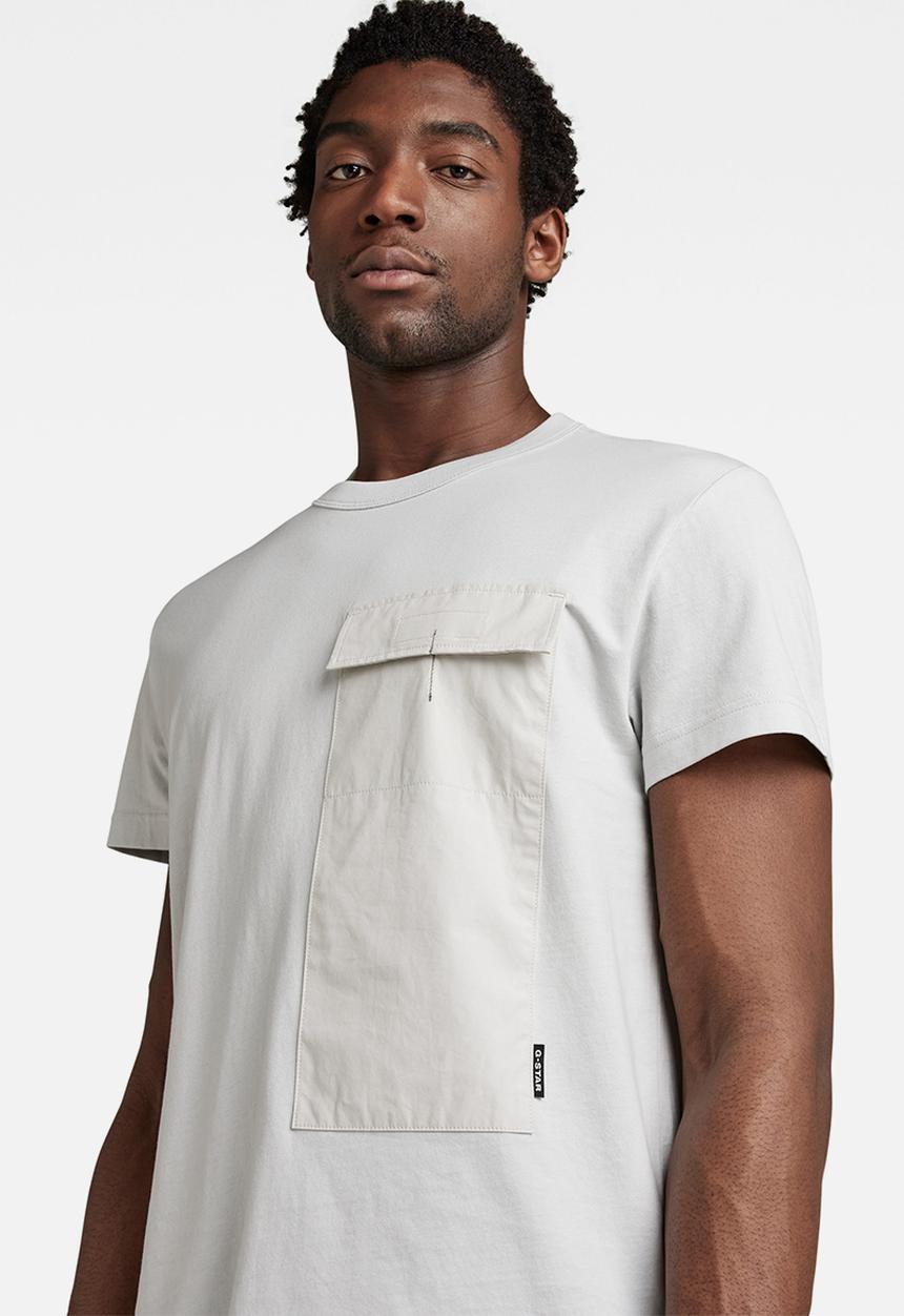 G-STAR - Pocket r T-shirt - cool grey