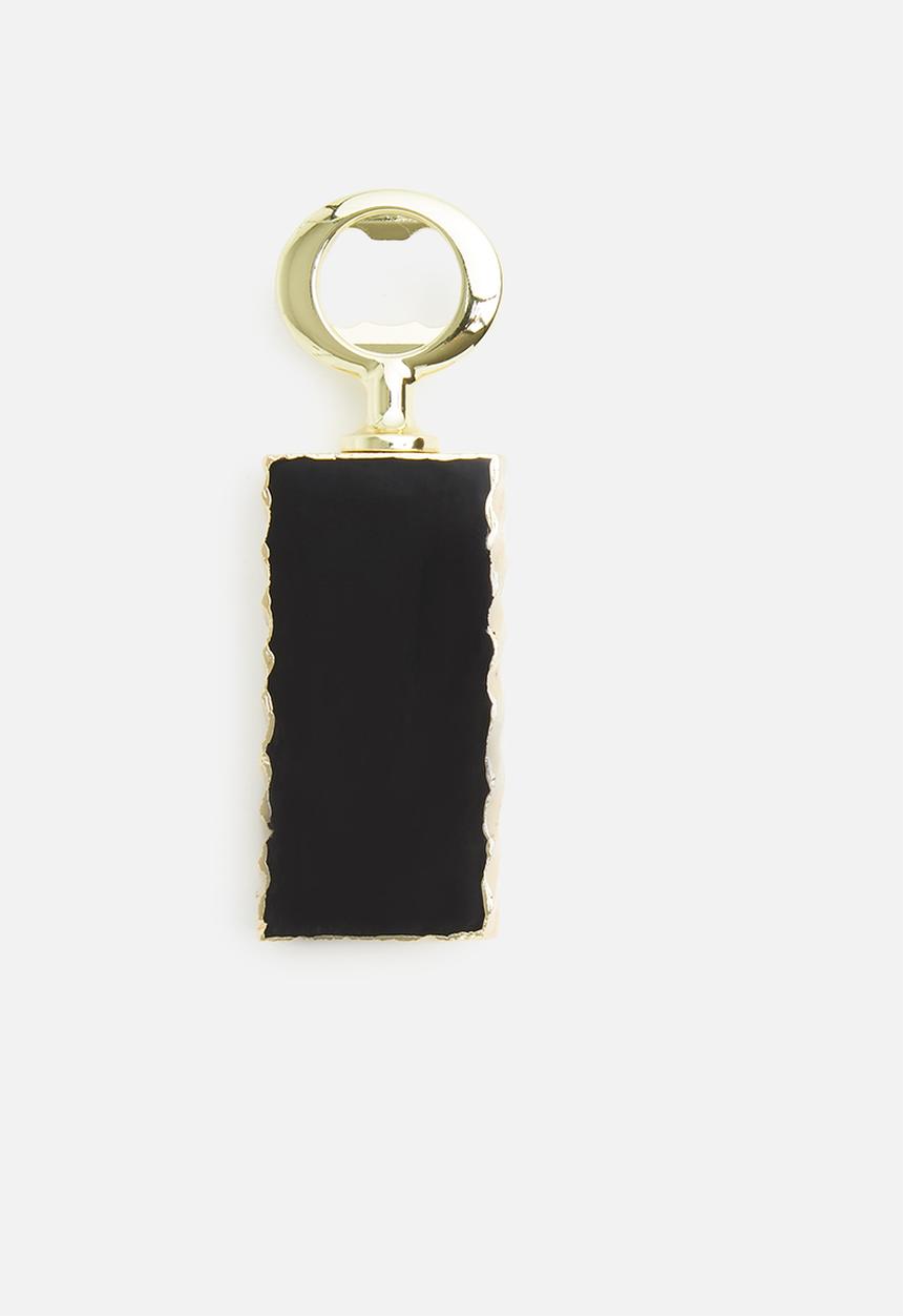 Four One Wine - Alu gemstone bottle opener -  black