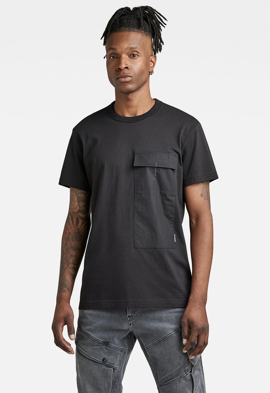 G-STAR - Pocket r T-shirt - dk black