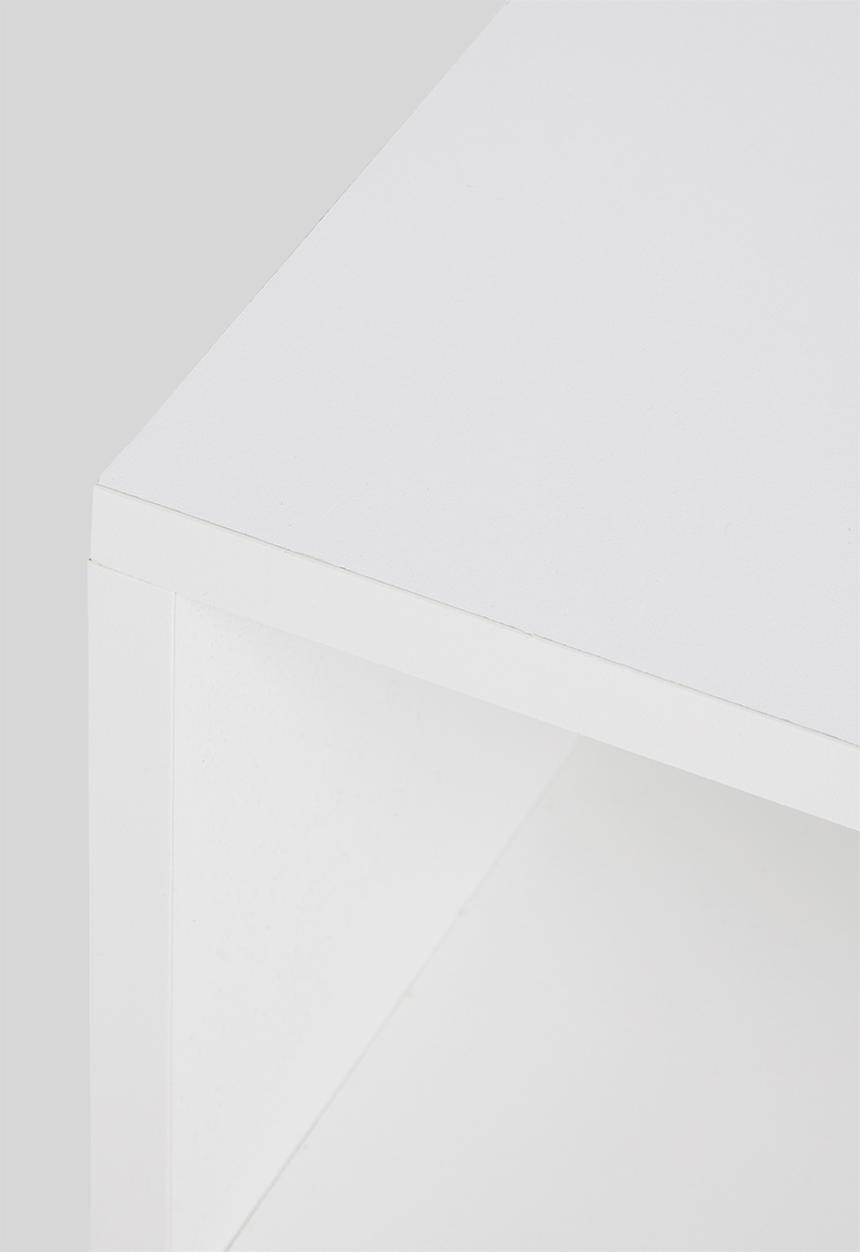 Blockhouse - Hugo open bedside table - white