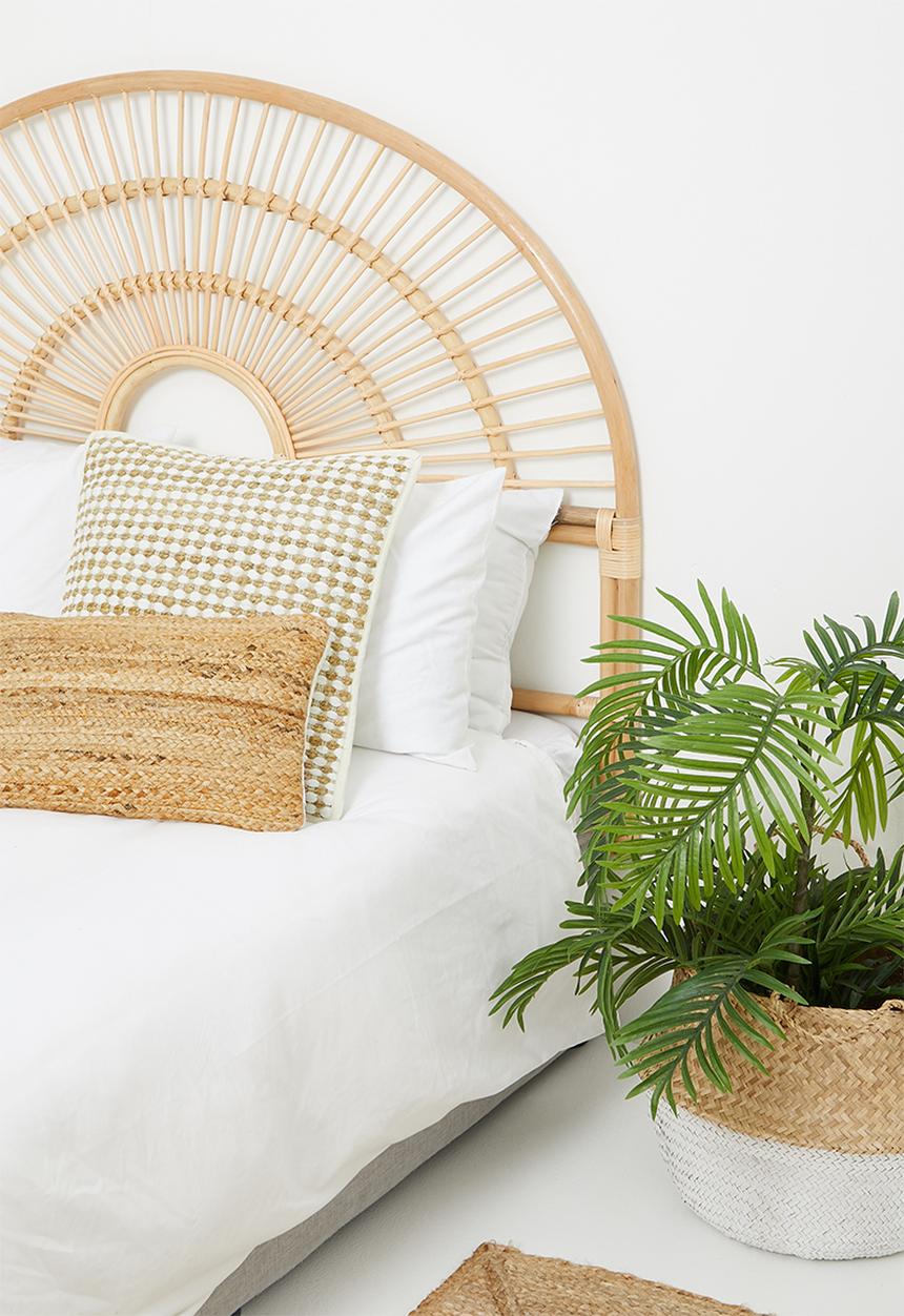 Sixth Floor - Zafu jute cushion cover - natural