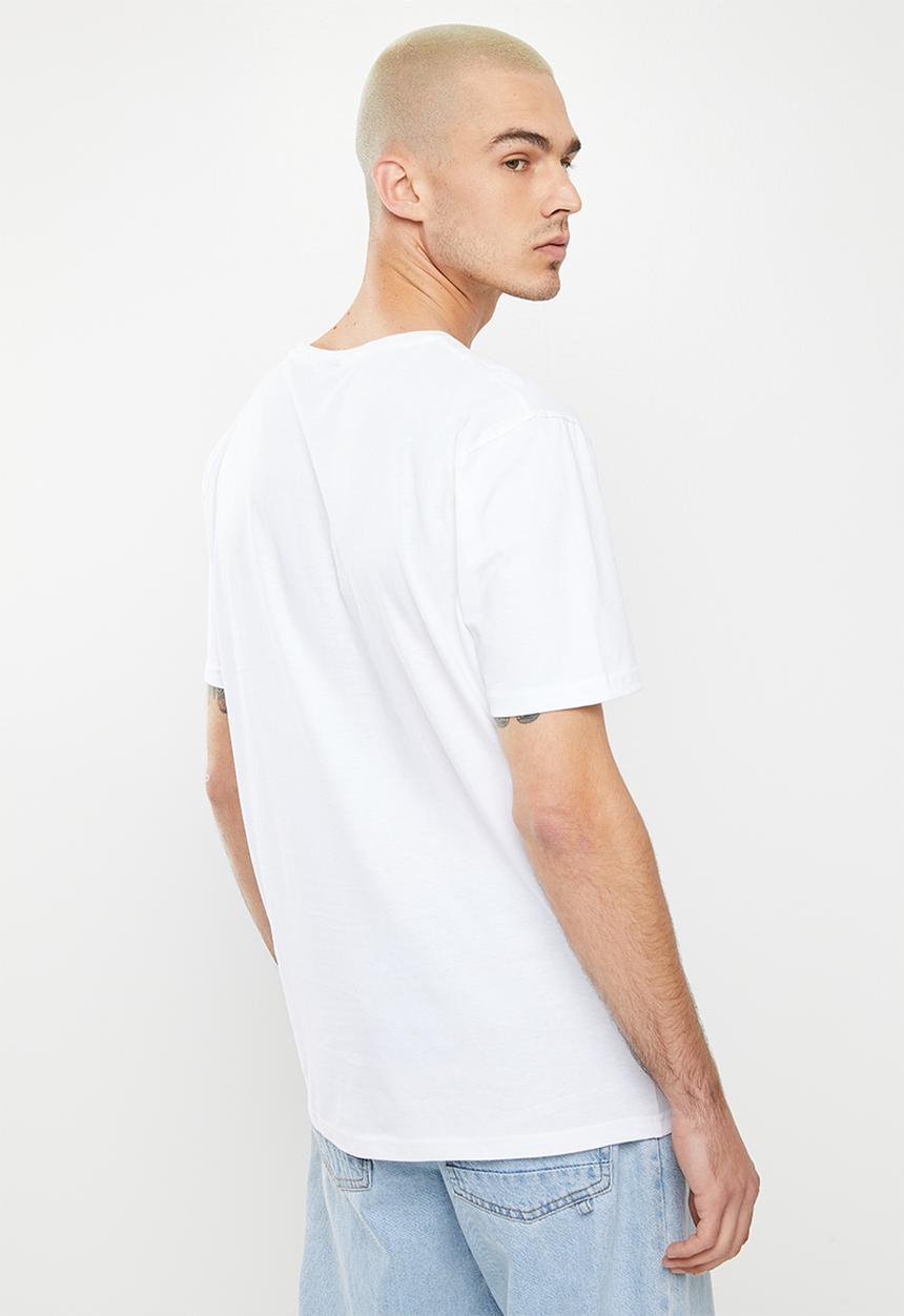 Crosshatch - Graymon white mens self col emboidered ch logo - white