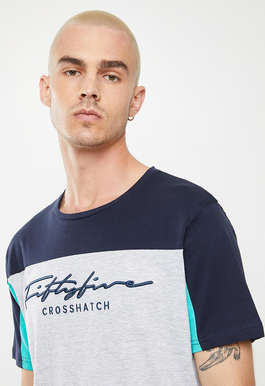 Crosshatch - Kneebury ch crew neck - grey 