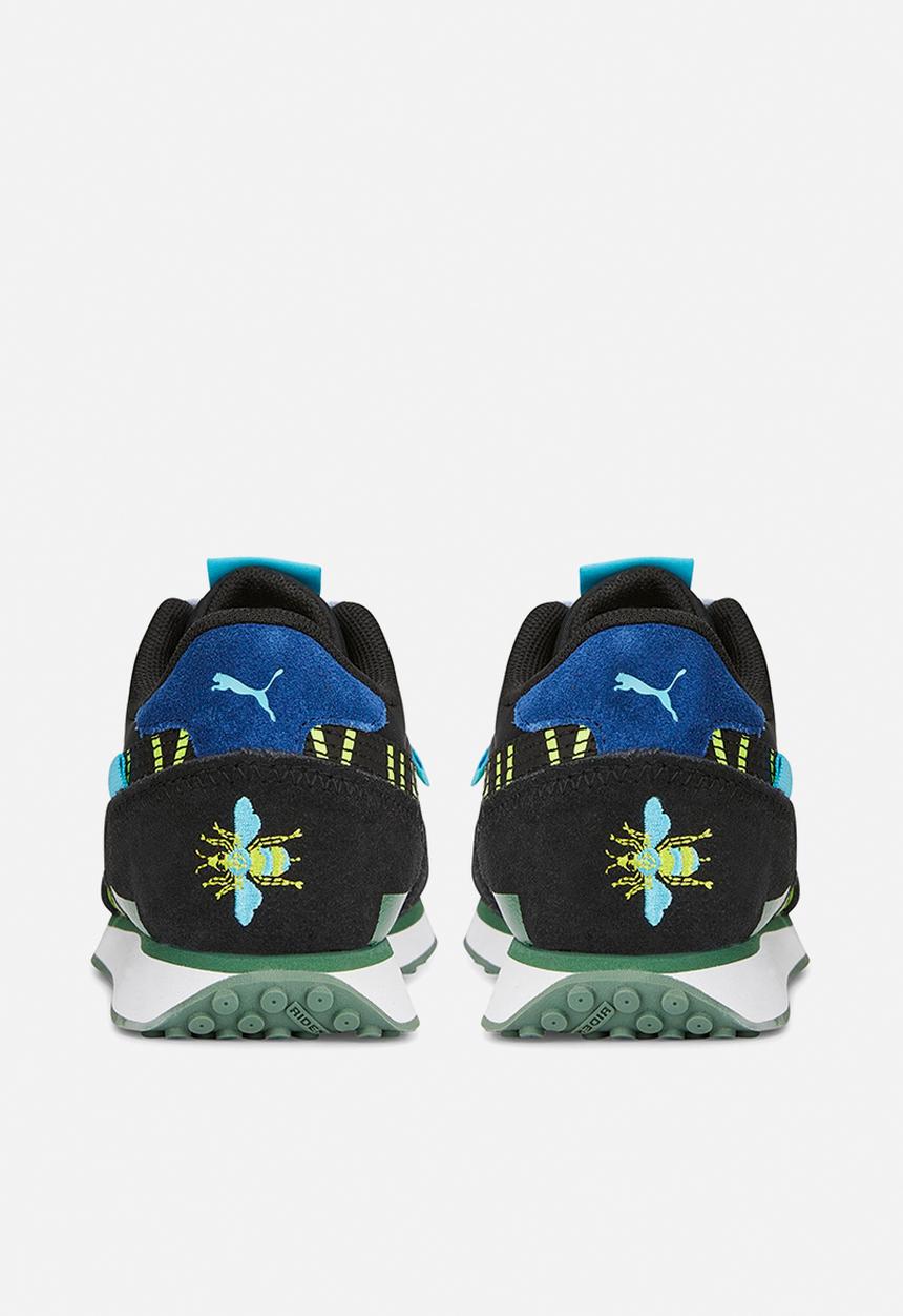 PUMA - Future rider small world ps - puma black-lime squeeze