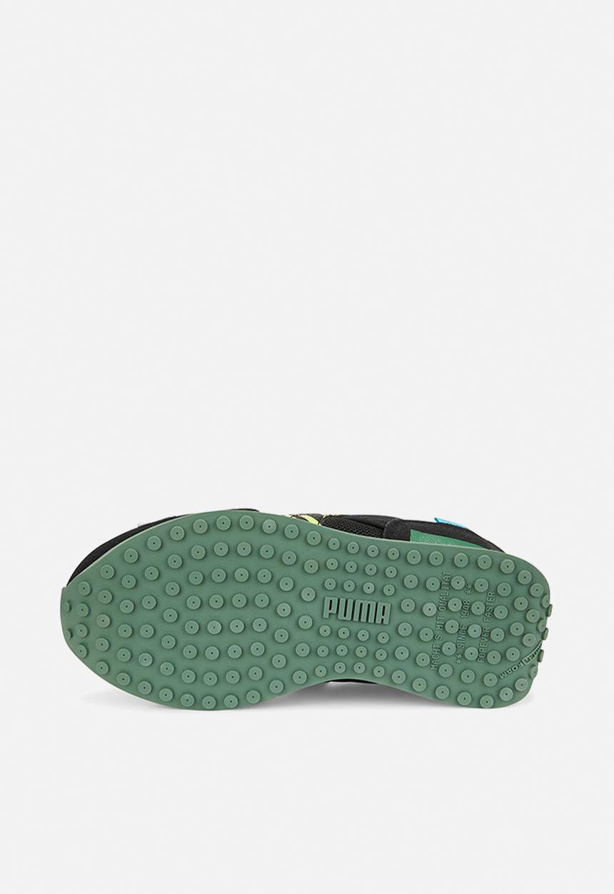 PUMA - Future rider small world ps - puma black-lime squeeze