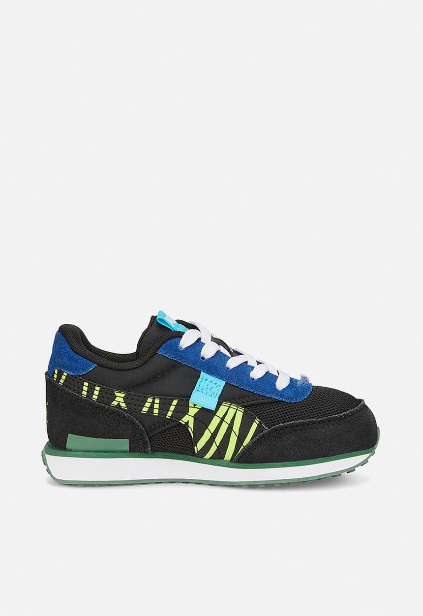 PUMA - Future rider small world ps - puma black-lime squeeze