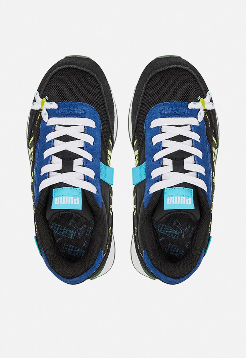 PUMA - Future rider small world ps - puma black-lime squeeze