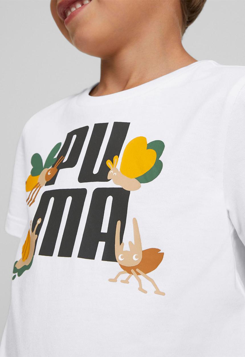 PUMA - Small world tee - puma white
