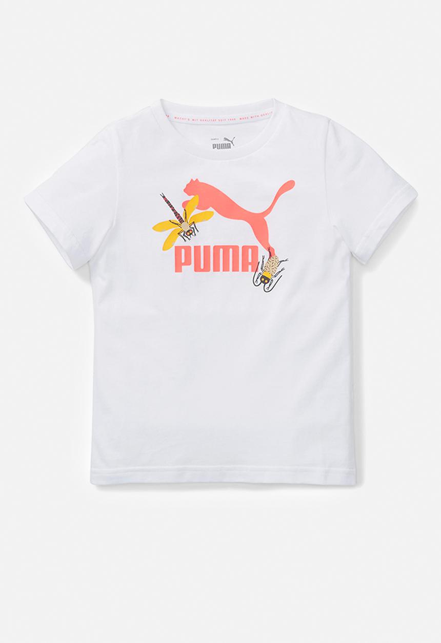 PUMA - Small world prime tee - puma white