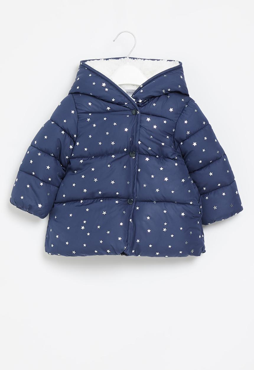 Pop Candy - Girls star hooded jacket - navy
