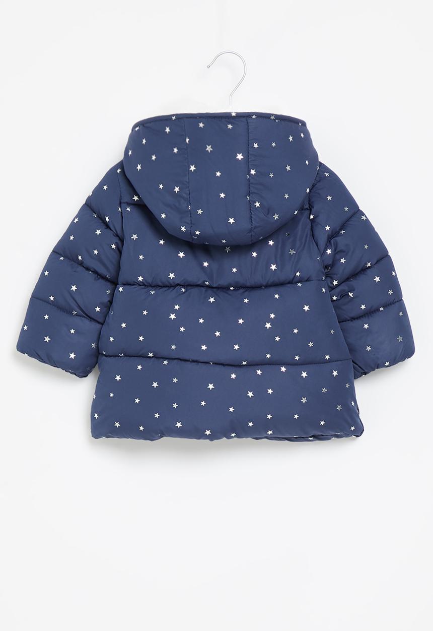 Pop Candy - Girls star hooded jacket - navy