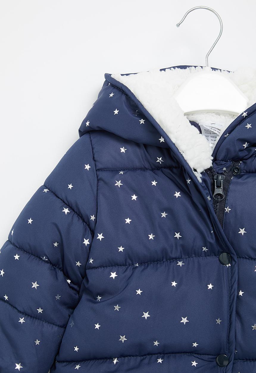 Pop Candy - Girls star hooded jacket - navy