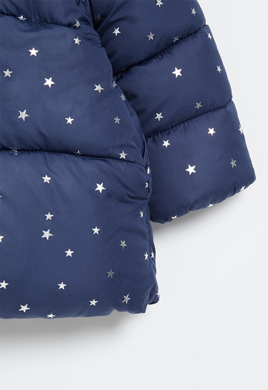 Pop Candy - Girls star hooded jacket - navy