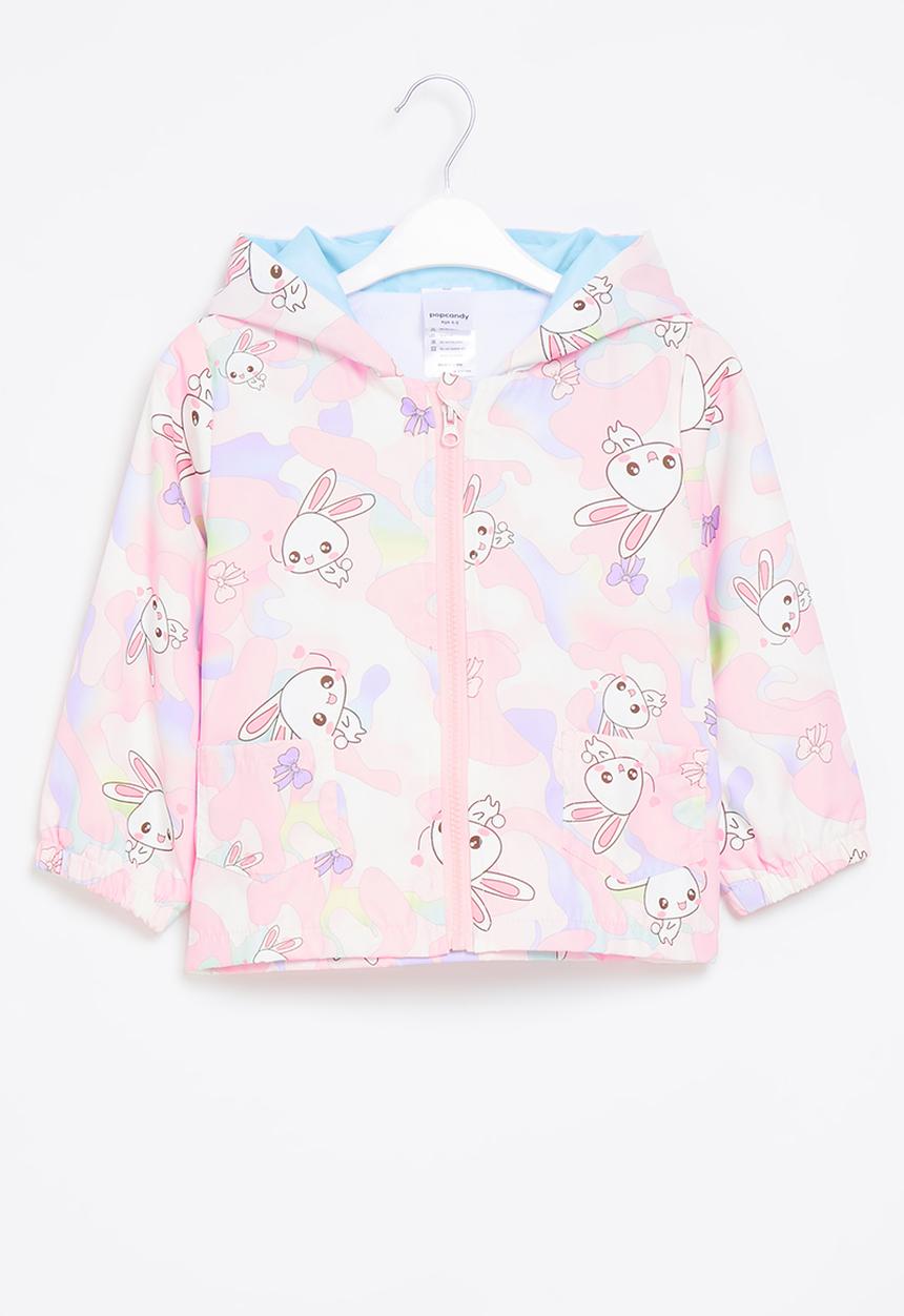 Pop Candy - Girls printed hooded jacket - pink