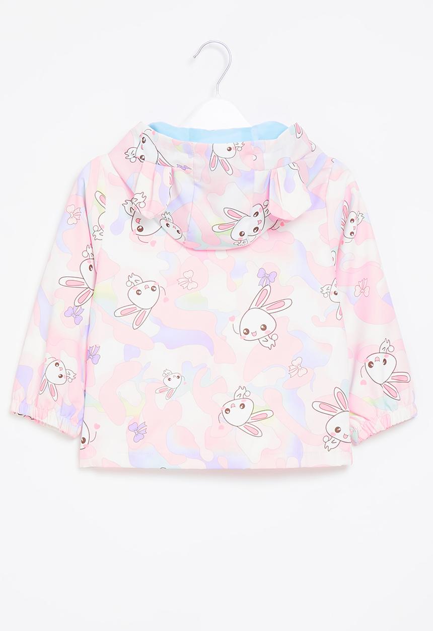 Pop Candy - Girls printed hooded jacket - pink