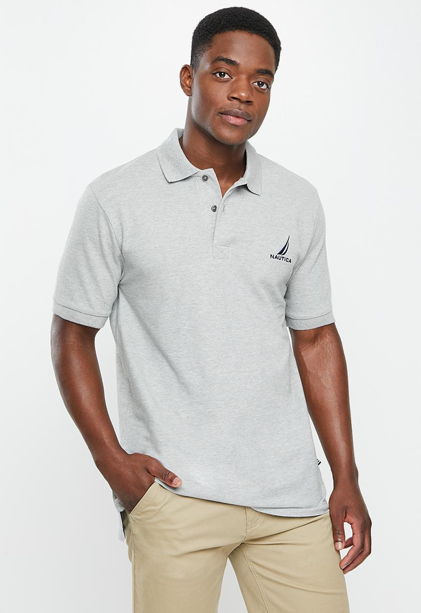 Nautica - Classic  polo - grey melange
