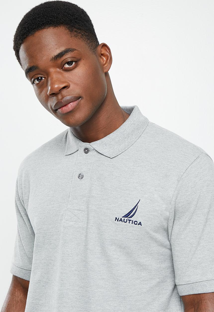 Nautica - Classic  polo - grey melange