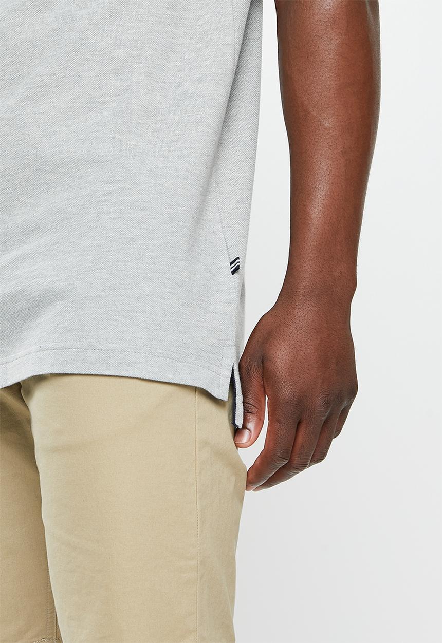 Nautica - Classic  polo - grey melange