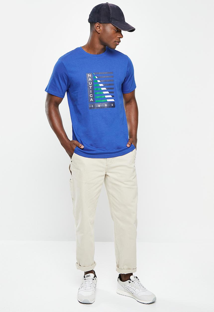 Nautica - Stratus short sleeve T-shirt - cobalt