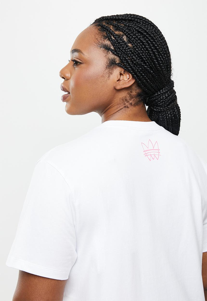 adidas Originals - Plus graphic tee - white