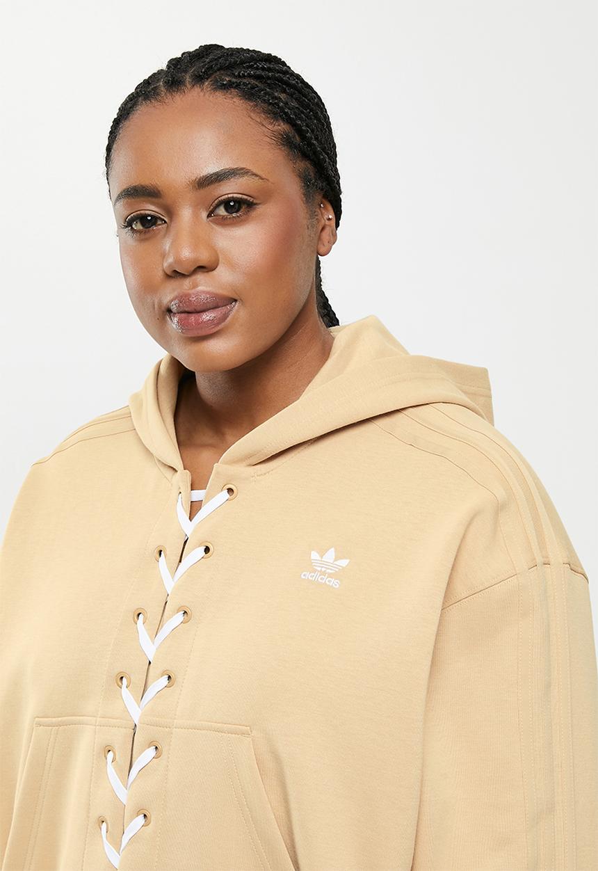 adidas Originals - Plus hooded sweat - magic beige