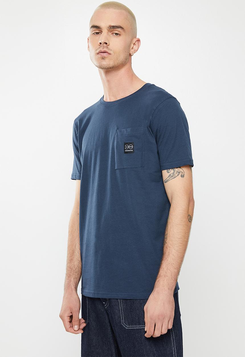 Crosshatch - Beswick ch pocket badge tee - navy