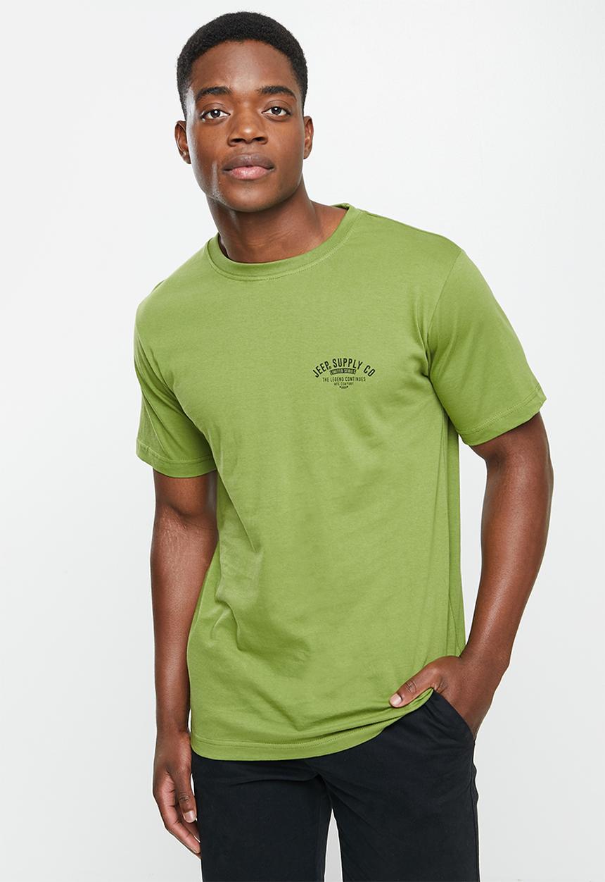 JEEP - Jeep fashion print graphic tees - green wonder