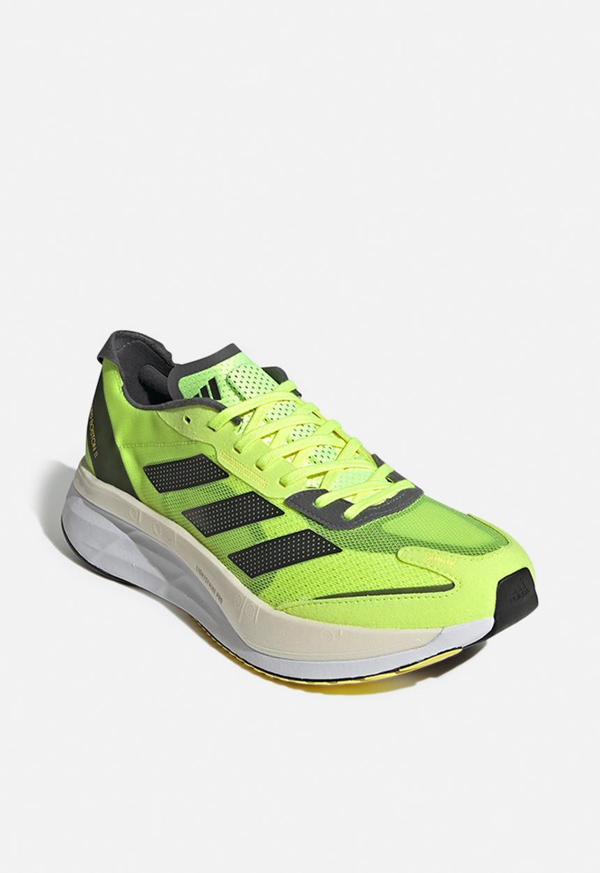 adidas Originals - Adizero boston 11 m - solar yellow/night met./beam yellow