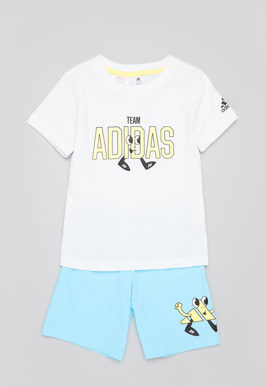 adidas Originals - Infant summer set - white & blue