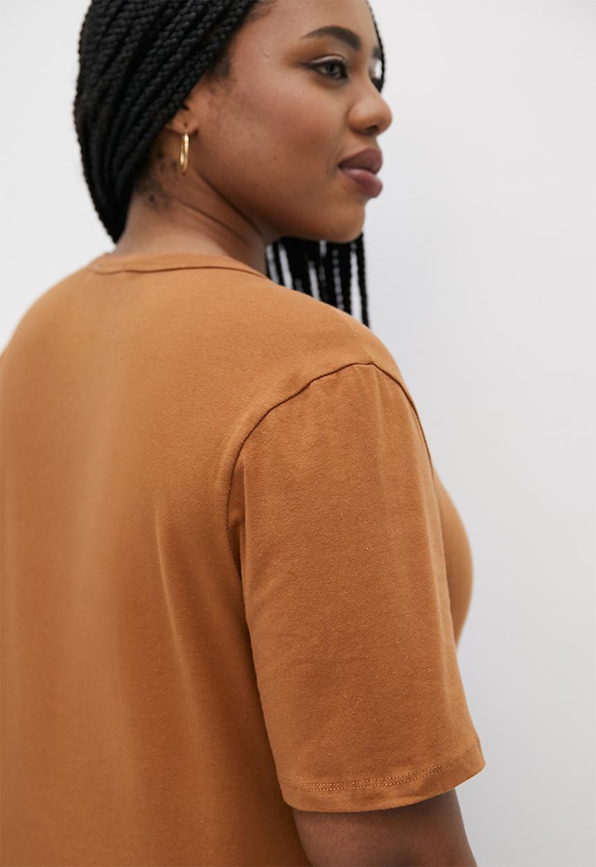 Superbalist - 2 Pack basic fitted crew neck tee - stone & brown
