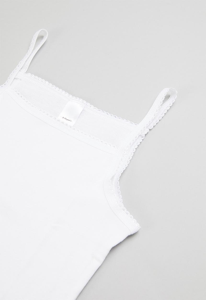 Rebel Republic - 2 Pack cami vest - white/pink