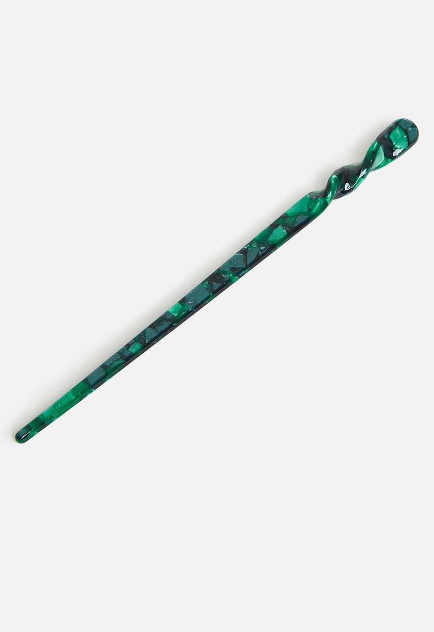 Rubi - Harper hair pin - green marble