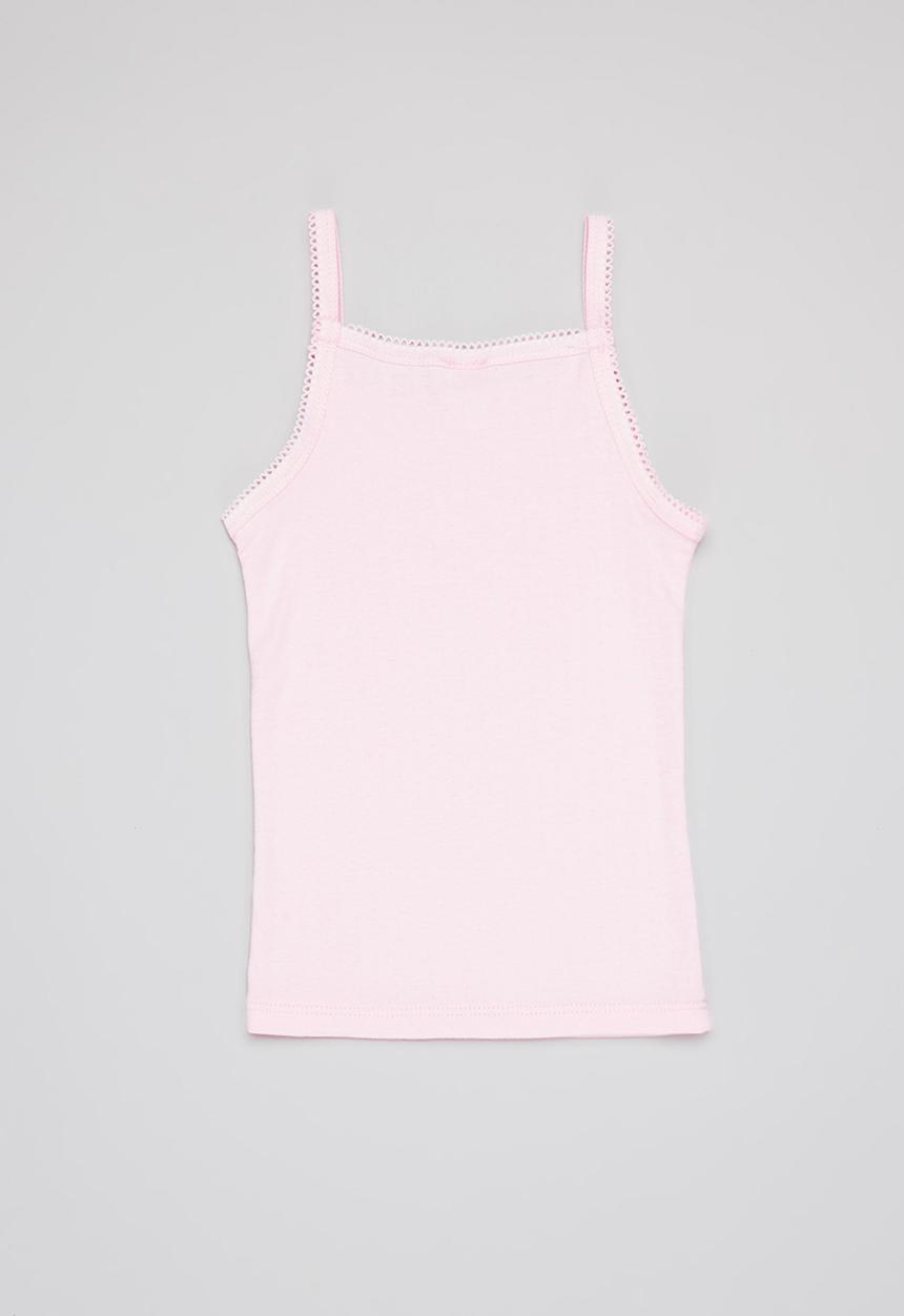 Pop Candy - 2 Pack cami vest - white & pink