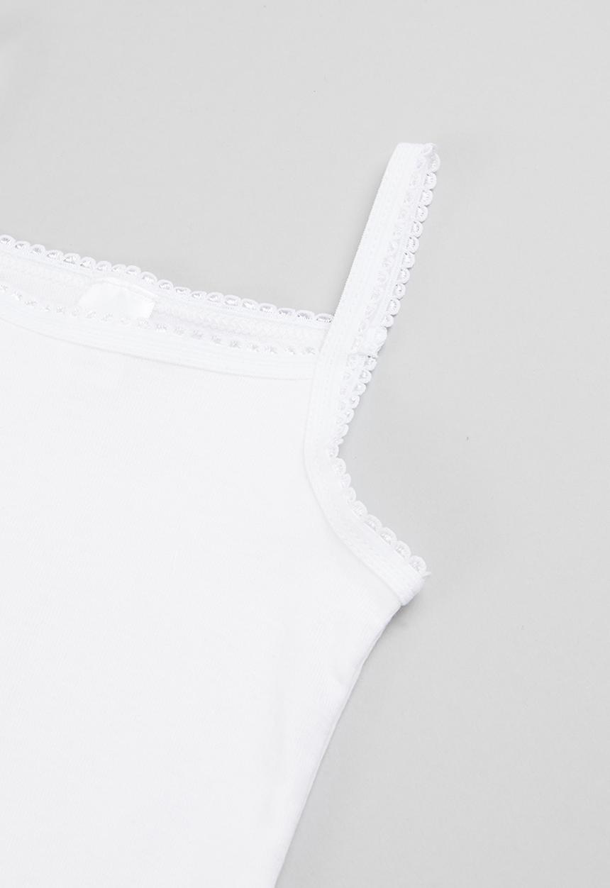 Pop Candy - 2 Pack cami vest - white & pink