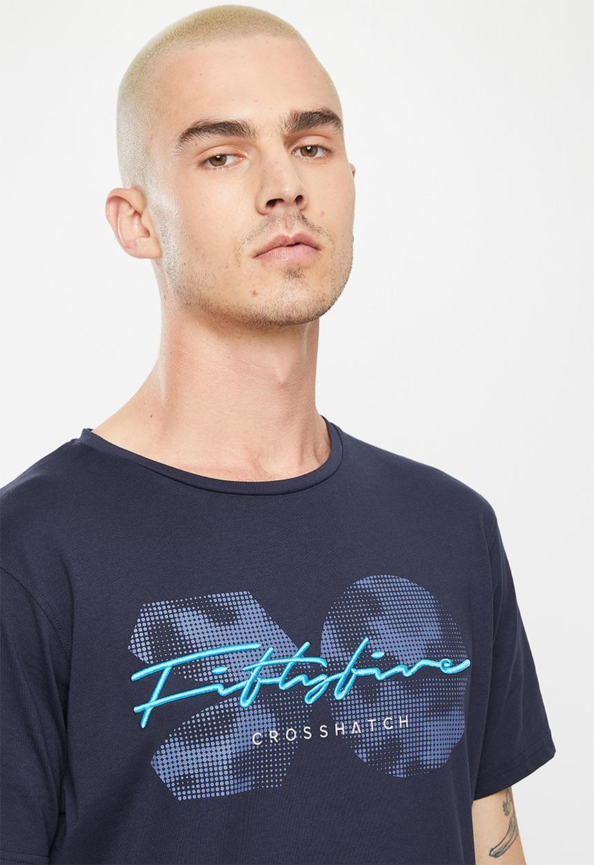 Crosshatch - Cremlike ch crew neck - navy