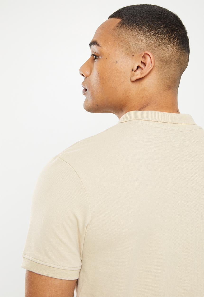 Crosshatch - Pendles polo - stone