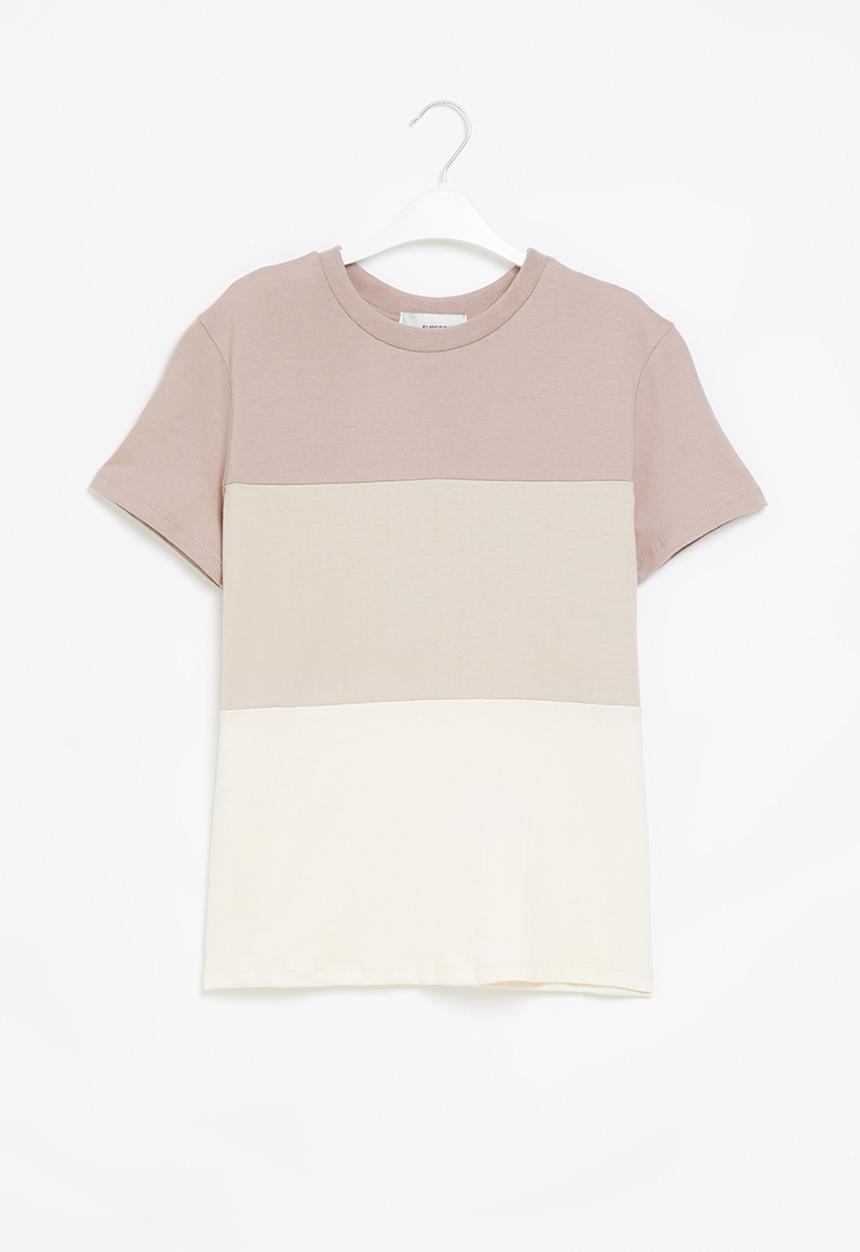 Superbalist - Colour block T-shirt - brown 