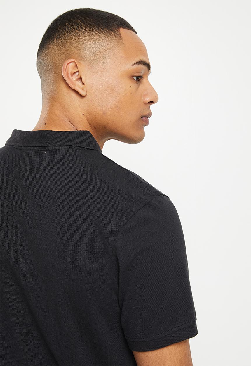 Crosshatch - Pendles polo - black