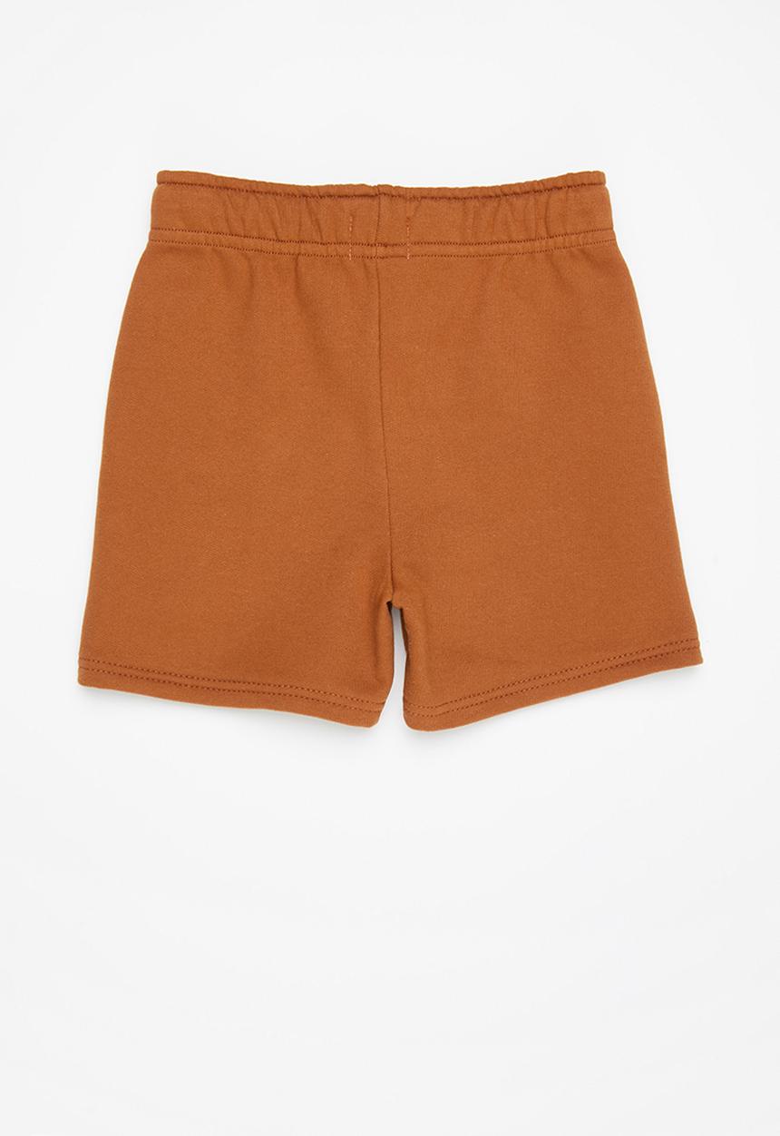 Superbalist - 2 Pack sweat short - amber & stone