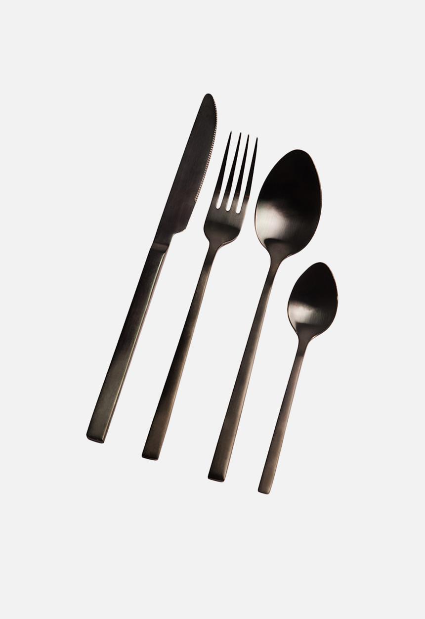 Nicolson Russell - New York 16 pce Cutlery Set- Black